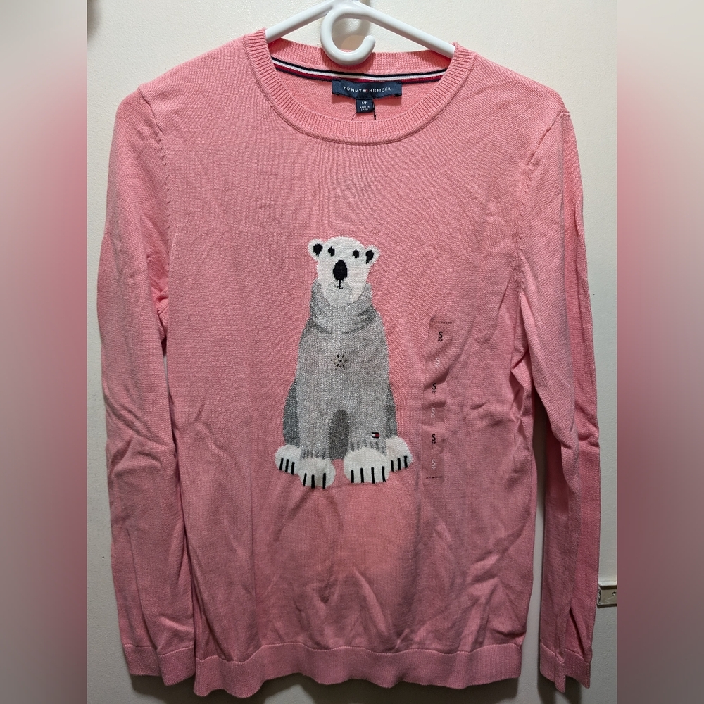Pink Tommy Hilfiger Sweater